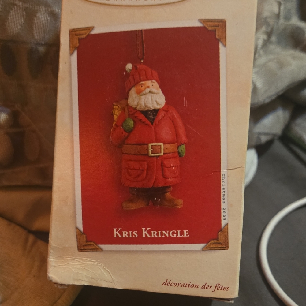 Hallmark Red Santa Claus Ornament